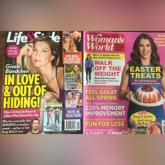 💕😻 BRAND NEW TAYLOR SWIFT 10 New magazines JUST FOR YOU PEOPLE WOMEN’S WORLD - Picture 5 of 17